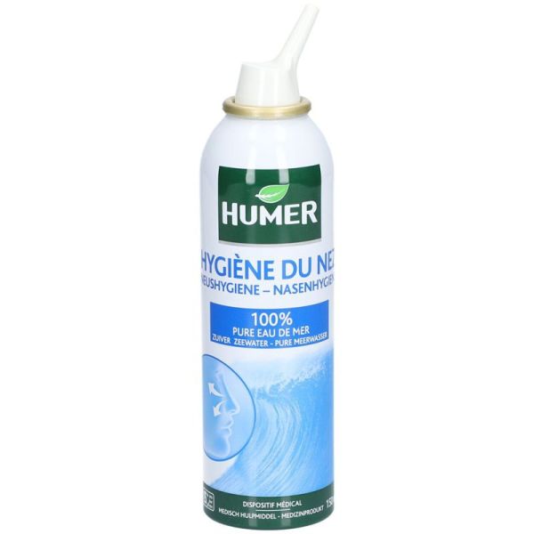 Humer Hygiène du Nez Adulte 150 ml – Spray eau de mer 100 % naturelle