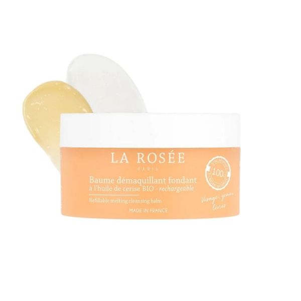 La Rosée Baume Démaquillant Fondant - Pot rechargeable 90ml - Douceur, efficacité