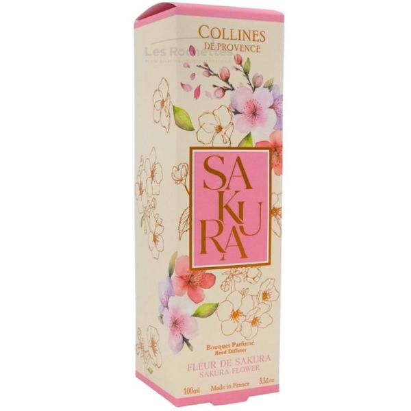 Collines de Provence Bouquet Parfumé Fleur de Sakura 100ml – Douceur printanière