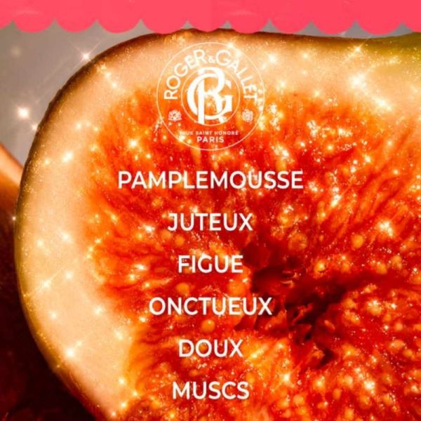 Roger&Gallet Coffret Noël Eau Parfumée et Lait Corps Fleur de Figuier - Rituel relaxant et parfumé