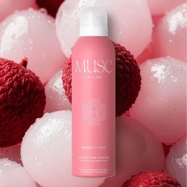 Musc Intime Sweet Litchi Déo Douche Parfumé 200ml – Fraîcheur et hygiène