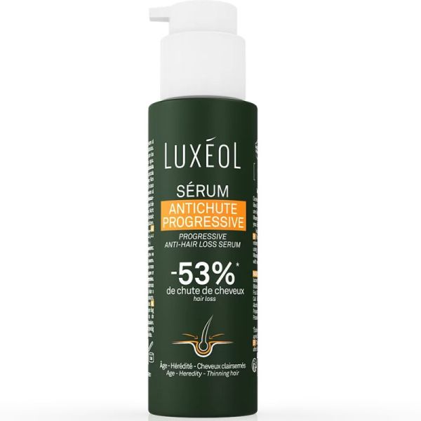 Luxéol Sérum Antichute Progressive - 50ml - Réduit la chute, renforce et redensifie la chevelure