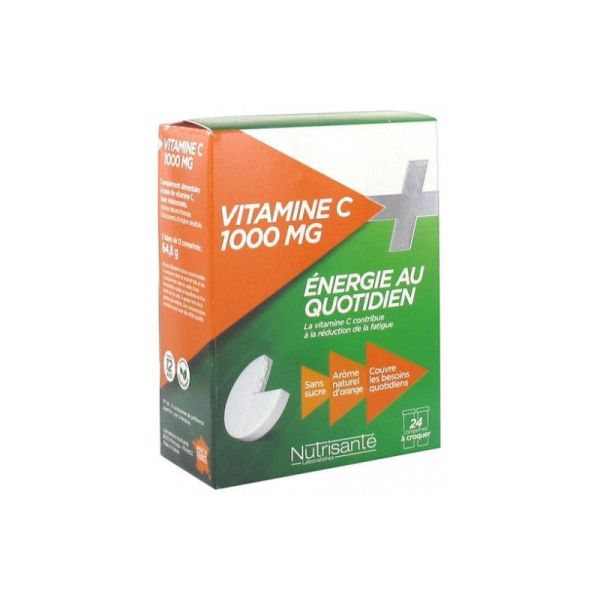 Nutrisanté Vitavea Vitamine C 1000 mg 24 Comprimés à Croquer