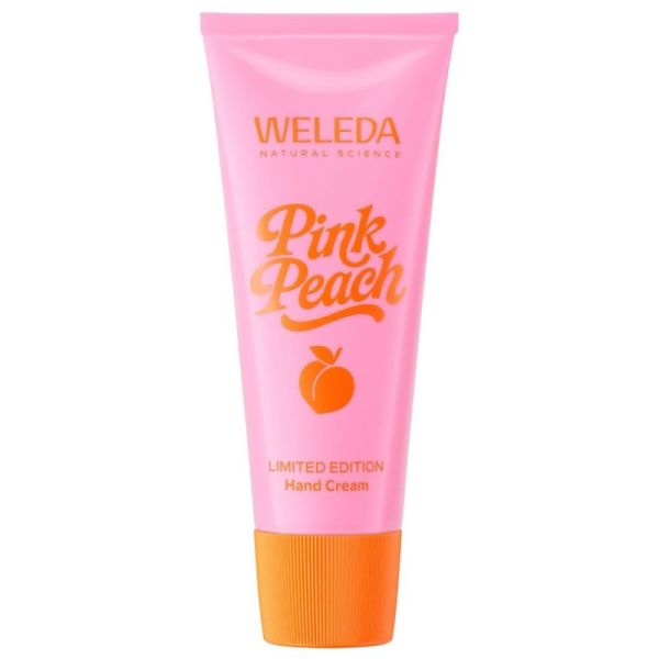Weleda Crème Mains Pink Peach 50 ml - Édition Limitée