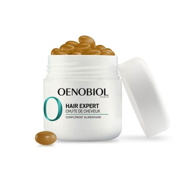 Oenobiol Hair Expert Chute de Cheveux - 60 Capsules - Force, Vitalité & Pousse