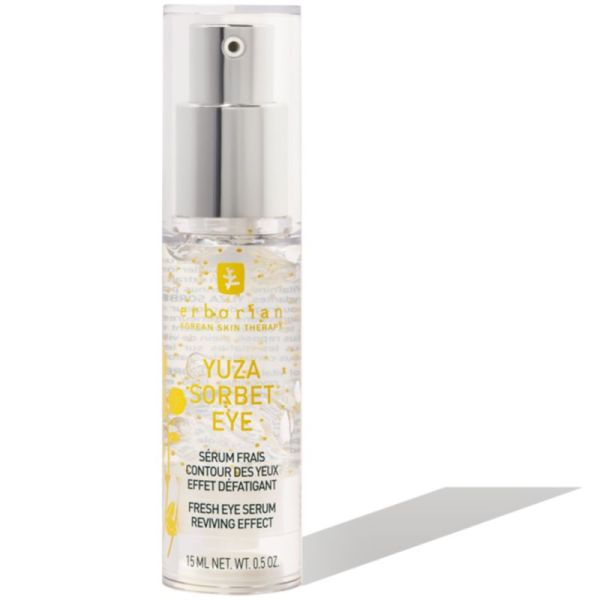 Erborian Yuza Sorbet Eye Sérum Frais Contour des Yeux 15ml – Soin hydratant et défatigant antioxydant