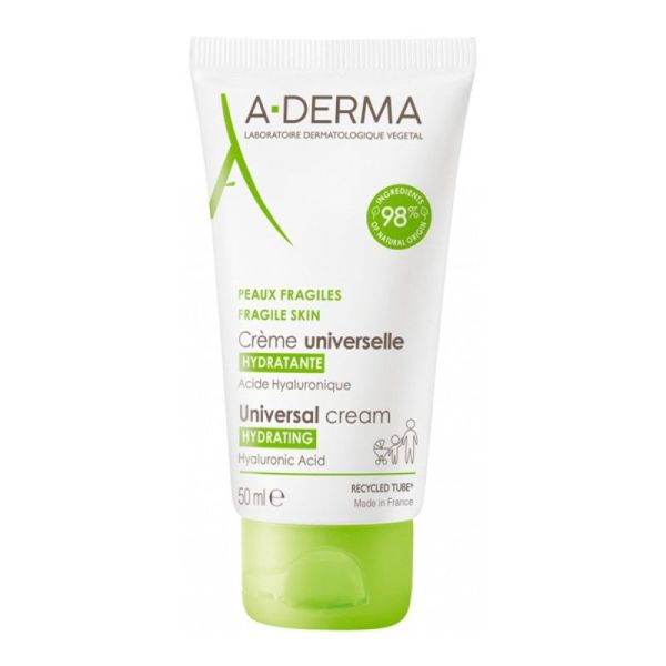 Aderma Exomega Control Crème Émolliente Anti-Grattage - 50 ml - Peaux Sèches à Tendance Atopique