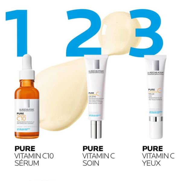 La Roche-Posay Redermic C Pure Vitamin C Légère 40ml – Anti-rides et éclat