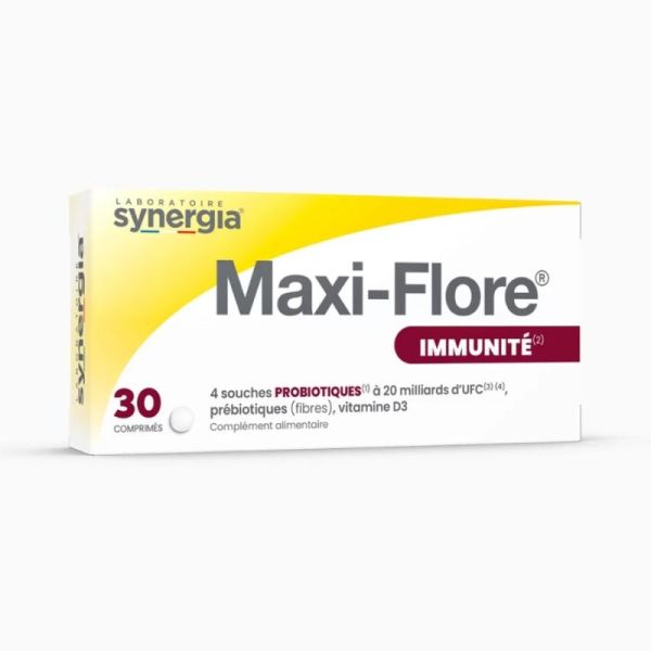 Synergia Maxi-Flore Immunité - 30 comprimés