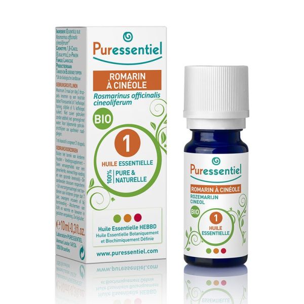 Puressentiel Huile Essentielle Romarin à Cinéole Bio 10ml