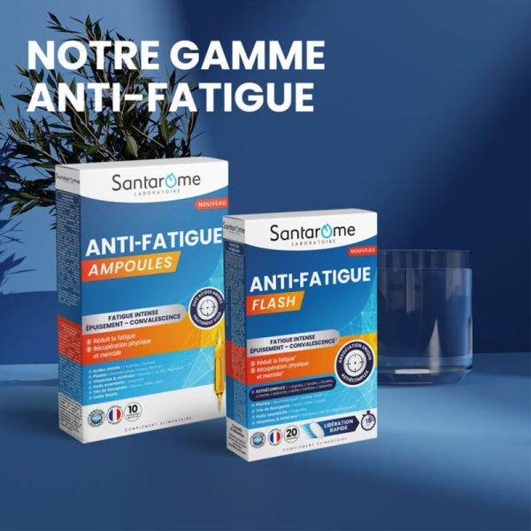 Santarome Anti-Fatigue Flash 20 Comprimés – Énergie et vitalité