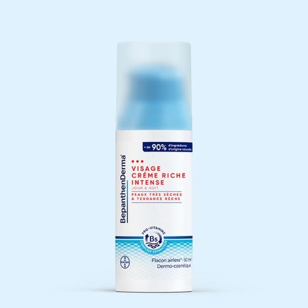 Bayer BepanthenDerma Crème Riche Intense Visage - 50ml