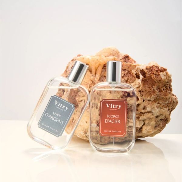 Vitry Eau de Toilette Homme Écorce d'Acier 100ml -  Boisé épicé gourmand