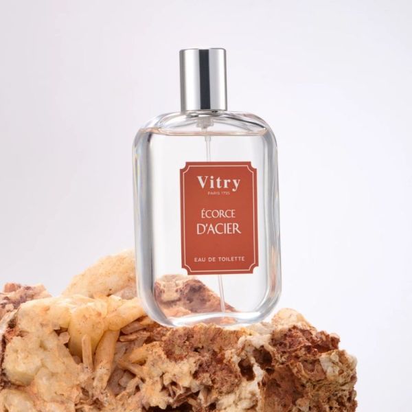 Vitry Eau de Toilette Homme Écorce d'Acier 100ml -  Boisé épicé gourmand