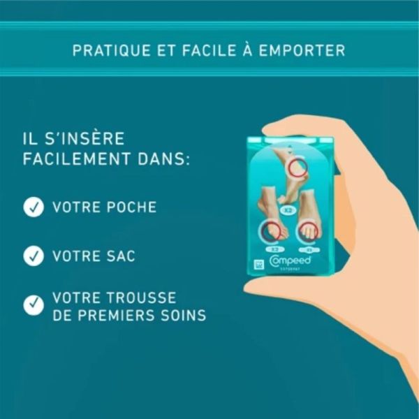 Compeed Ampoules Assortiment 5 Pansements – Réparation et fermeté