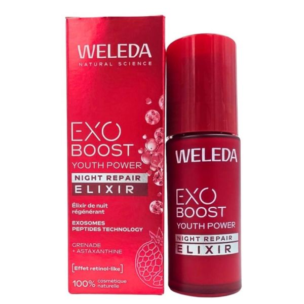 Weleda Exo Boost Youth Power Night Repair Elixir 30 ml - Elixir de nuit régénérant effet retinol-like
