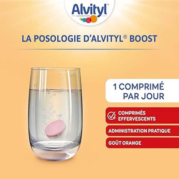 Alvityl Boost 20 comprimés effervescents
