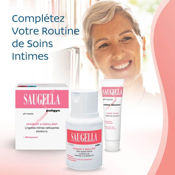 Saugella Poligyn Nettoyant Doux Sans Savon - 100ml
