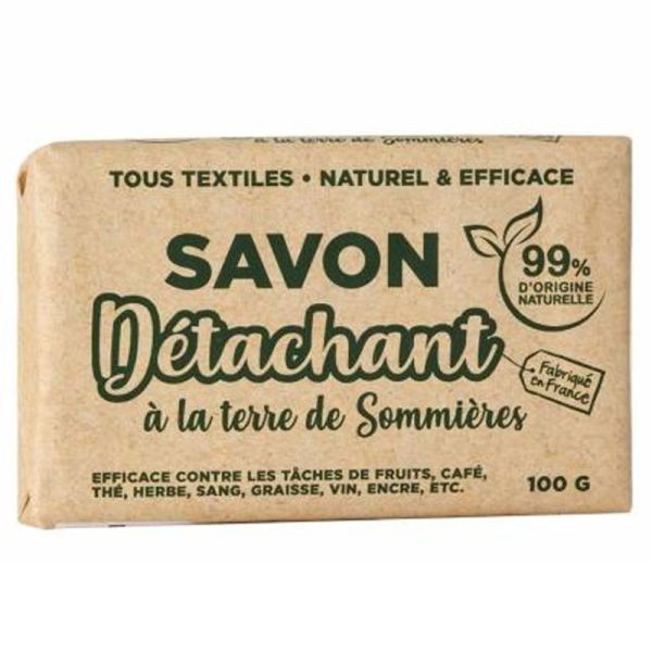 MKL Green Nature Savon Détachant Terre de Sommières 100g – détache efficacement à l'argile naturelle
