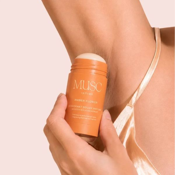 Musc Intime Amber Flower Déodorant Solide Parfumé 50g – Fraîcheur et protection