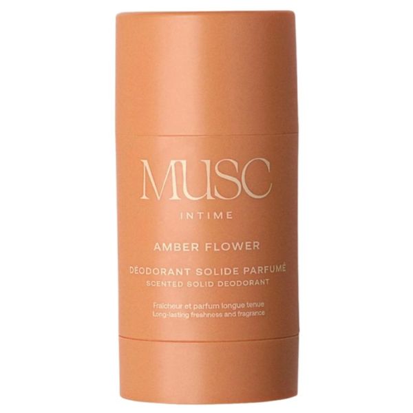 Musc Intime Amber Flower Déodorant Solide Parfumé 50g – Fraîcheur et protection