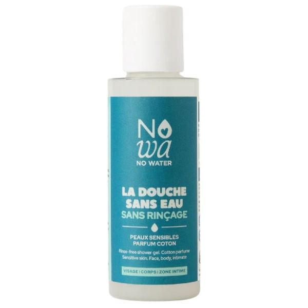 NOWA No Water Gel Douche Sans Eau 100ml - Propre, frais, partout, même sans accès à l'eau