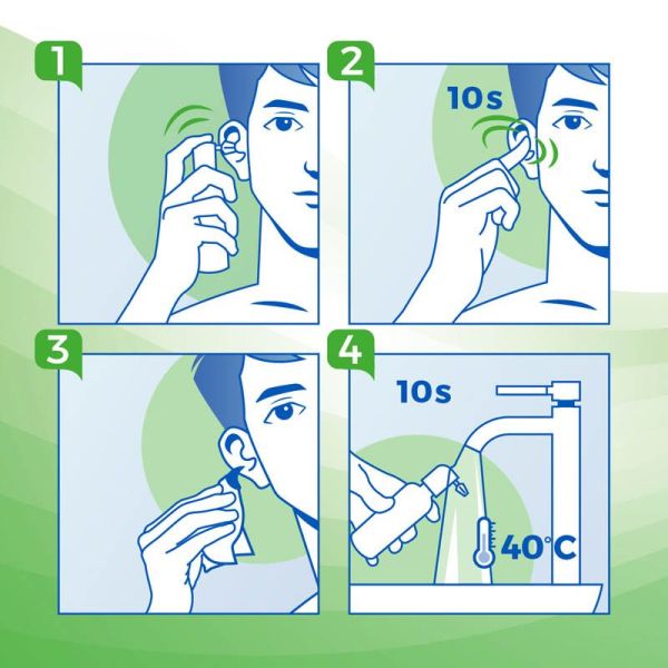 Audispray adultes spray auriculaire 50 ml - Bouchon de Cérumen