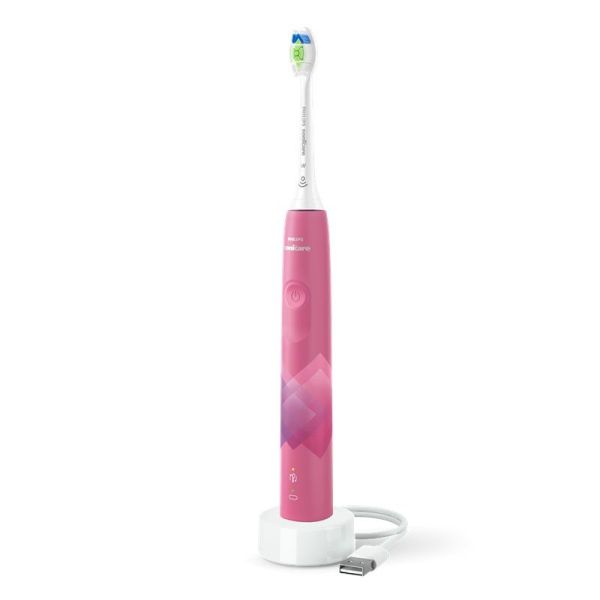 Philips Sonicare 4100 Series Brosse à Dents Électrique HX3689/41 Rose