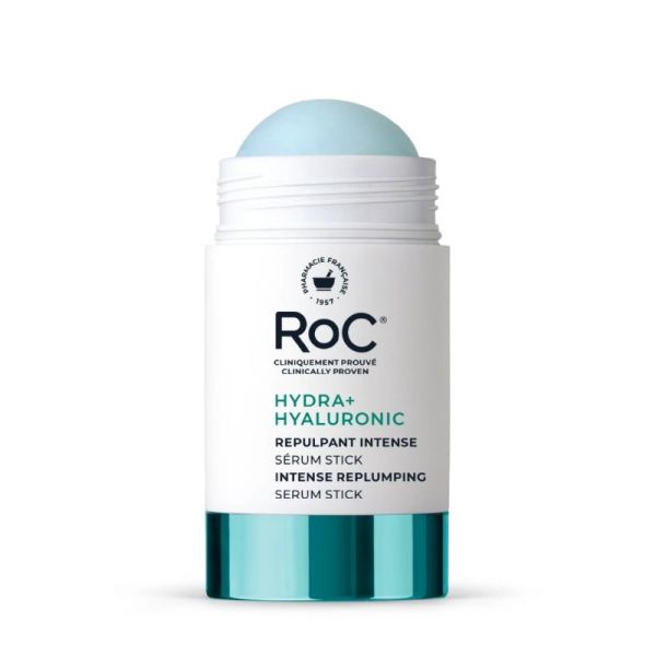 RoC Sérum Hydratant en Stick Hydra+ Hyaluronic 30g - Hydratation et repulpant intense