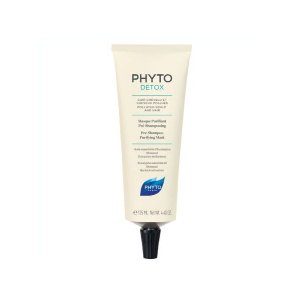 Phyto PhytoDetox Masque Purifiant Pré-Shampooing 125 ml