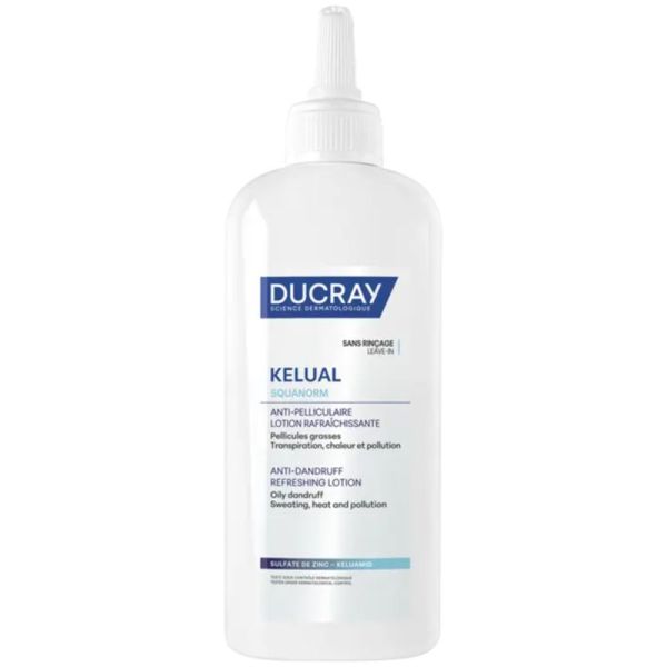 Ducray Kelual Squanorm Shampooing Rafraîchissant Anti-Pelliculaire 200ml – Fraîcheur et pureté
