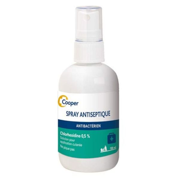 Cooper Solution Antiseptique de Chlorhexidine à 0,5 % Spray 100ml