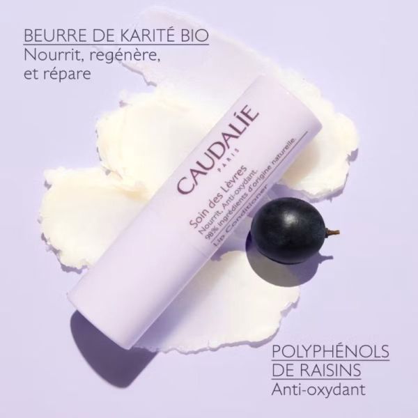Caudalie Vinothérapist Duo Soin des Lèvres 2 x 4,5g - Nourrit et apaise les lèvres sèches