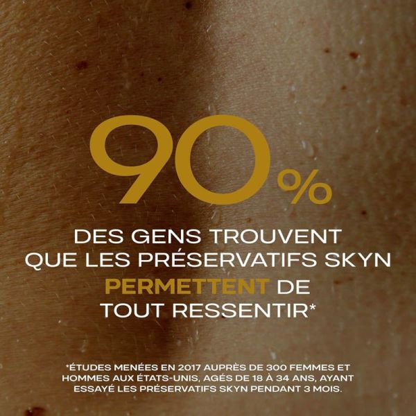 Skyn Elite Préservatifs Sans Latex - King Size - Confort et Finesse Supérieure - 10 préservatifs