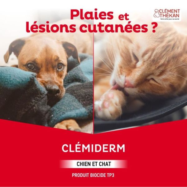 Clément Thékan Spray Clémiderm Désinfectant de la Peau - 150ml