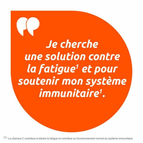 Vitascorbol Vitamine C 500mg - 24 Comprimés à Croquer Orange