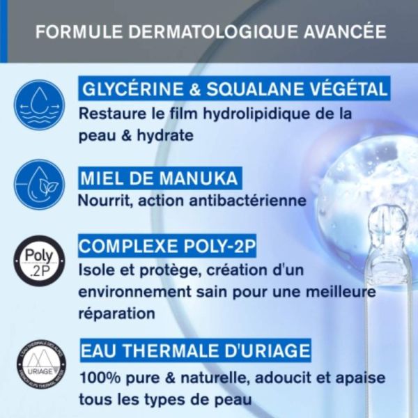 Uriage Bariéderm-Cica Crème Mains Isolante Réparatrice 50 ml - Répare et protège les mains très sèches