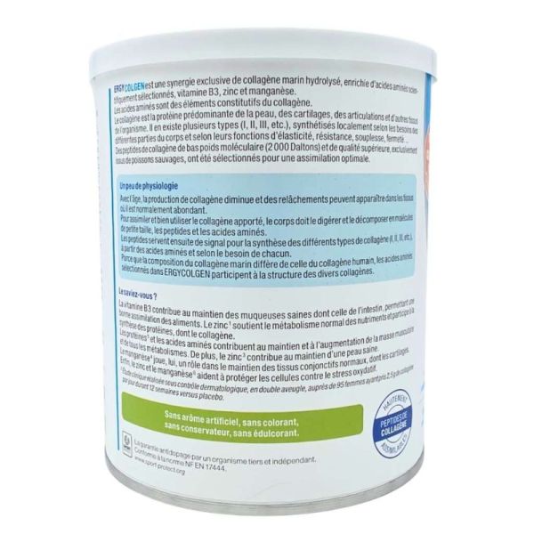 Nutergia Ergycolgen Poudre 280 g - Peau cartilages et muscles