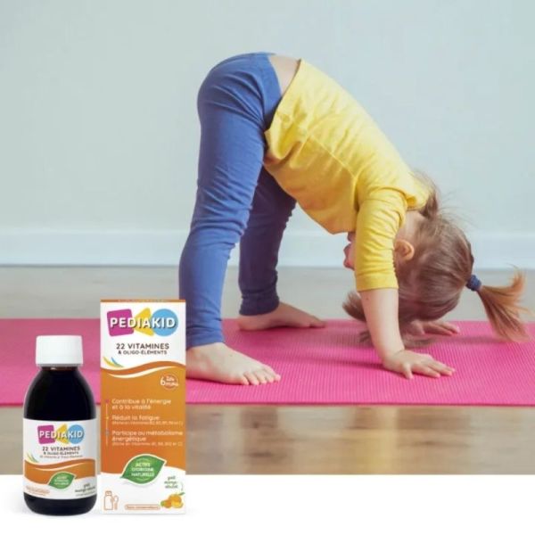 Pediakid Sirop 22 Vitamines et Oligo-éléments 125ml – Vitalité et équilibre de l'enfant