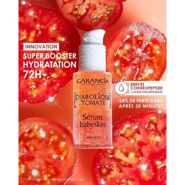 Garancia Diabolique Tomate Sérum Super Booster Hydratation 72H - 30ml
