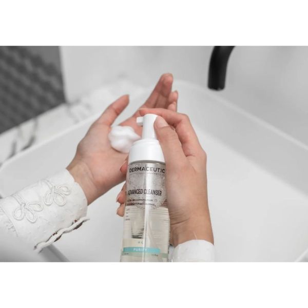 Dermaceutic Advanced Cleanser Mousse Nettoyante 150 ml - Démaquillant Quotidien Vegan
