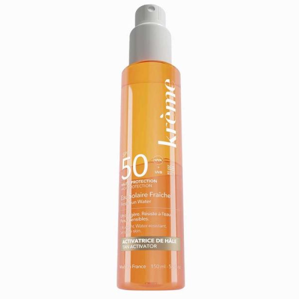 Krème Eau Solaire Fraîche SPF50 - 150ml - Protection solaire et hâle naturel