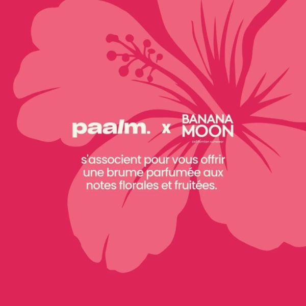 Paalm x Banana Moon Brume Hibiscus Vanilla 100 ml - Parfume délicatement peau et cheveux