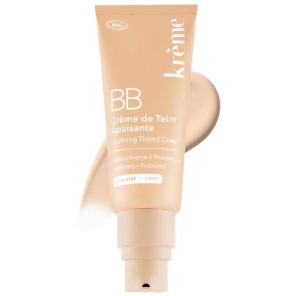 Krème BB Crème de Teint Apaisante - 40 ml - Teinte : Clair - Unifie, hydrate et apaise les peaux sensibles