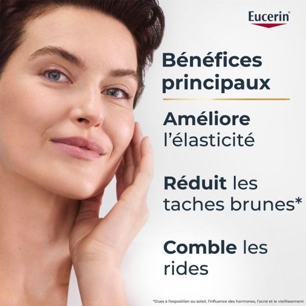 Eucerin Hyaluron-Filler + Elasticity Sérum 3D Anti-Âge 30ml – Sérum anti-âge triple action anti-rides et anti-taches