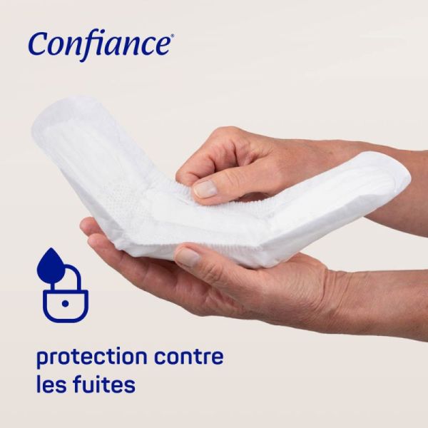 Confiance Lady Pads 4 Gouttes - 12 protections - Protège-slips féminins ultra-discrets