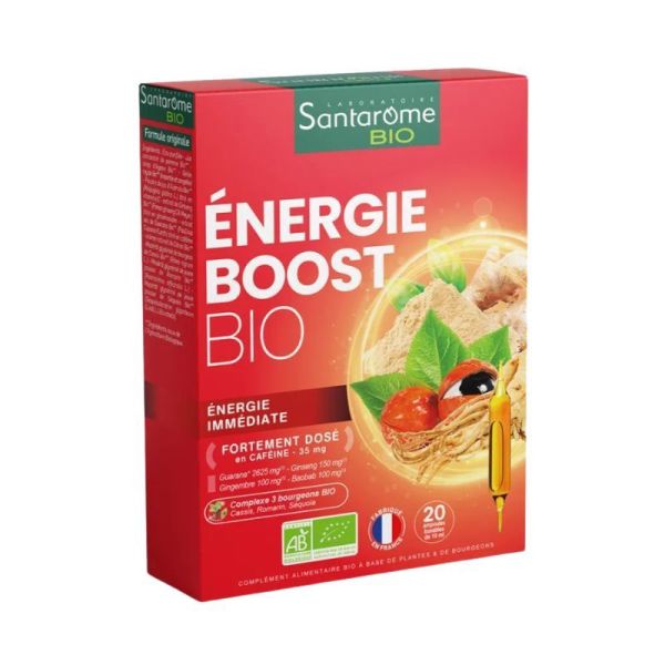 Santarome Énergie Boost Bio - 20 Ampoules