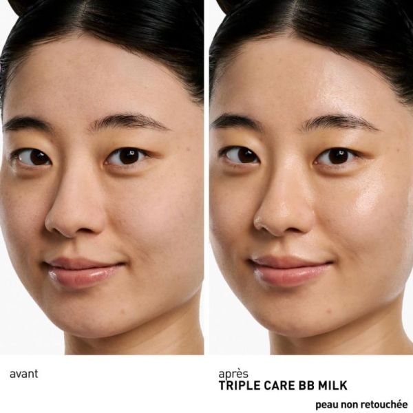 Erborian Triple Care BB Milk 75 ml - Soin concentré 3-en-1 pour un effet peau de bébé