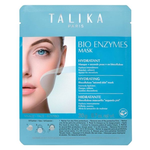 Talika Bio Enzymes Mask Hydratant Masque en Biocellulose - 1 Masque