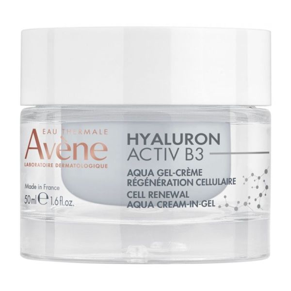 Avène Hyaluron Activ B3 Aqua Gel-Crème Régénération Cellulaire - 50 ml - Hydratation anti-âge